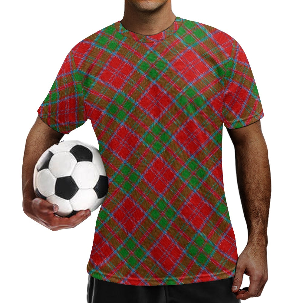 Clan Drummond Tartan Football Shirt white