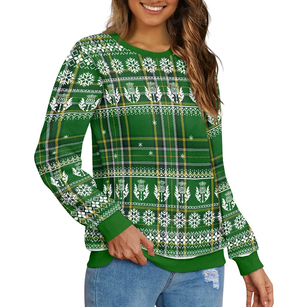 All Ireland Tartan Christmas Ugly Sweater