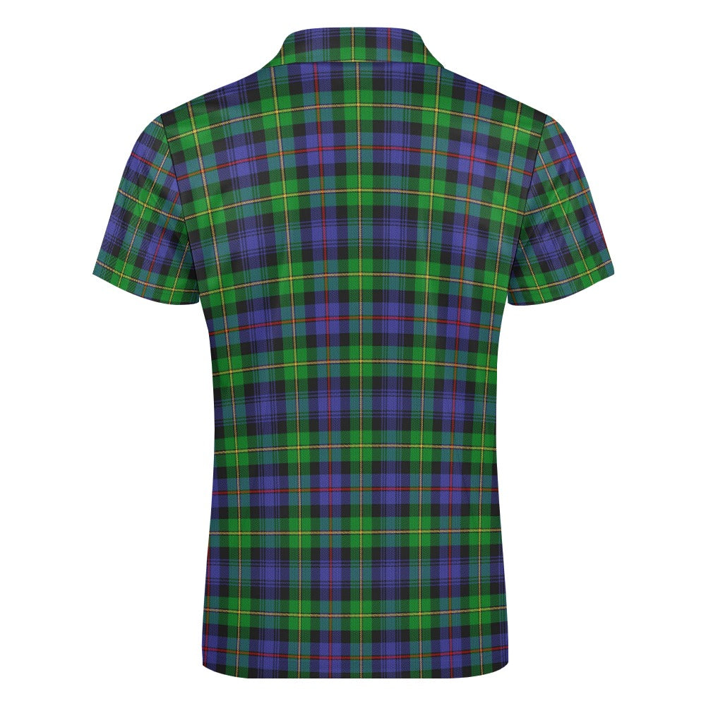 Clan Baillie Tartan Short sleeve polo shirt