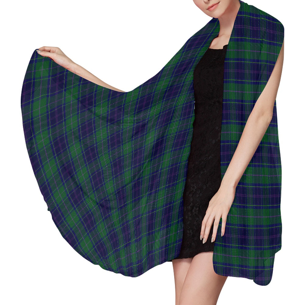 Clan Begg Tartan Chiffon Scarf