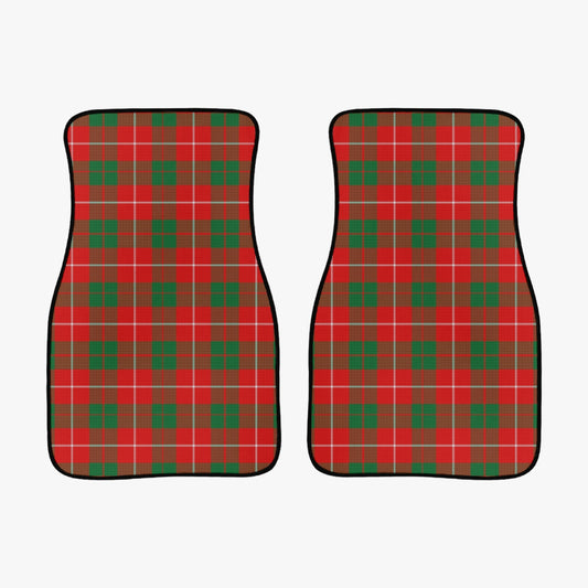 Clan MacKinnon Tartan Car Floor Mats - 2Pcs