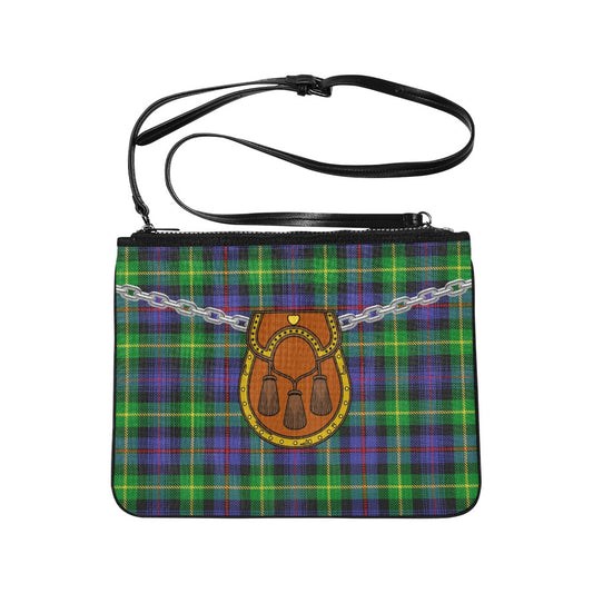 Clan Farquharson Tartan Kilt Clutch Bag