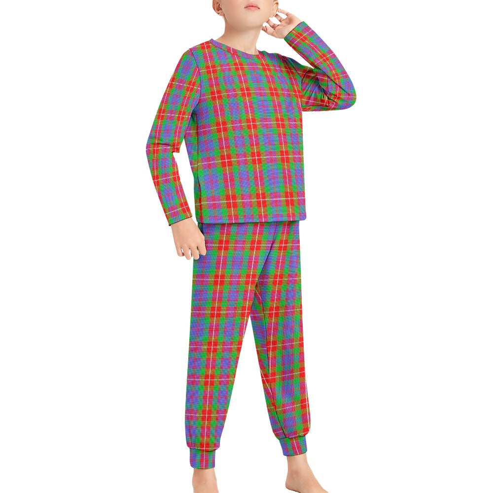 Clan Fraser Tartan Boy's Pajama suit