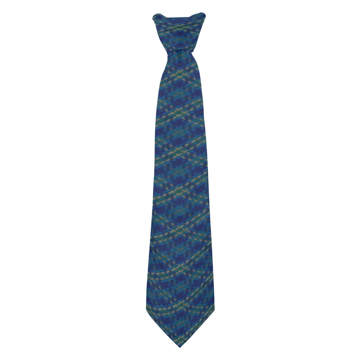 Irish County Fermanagh Tartan Necktie