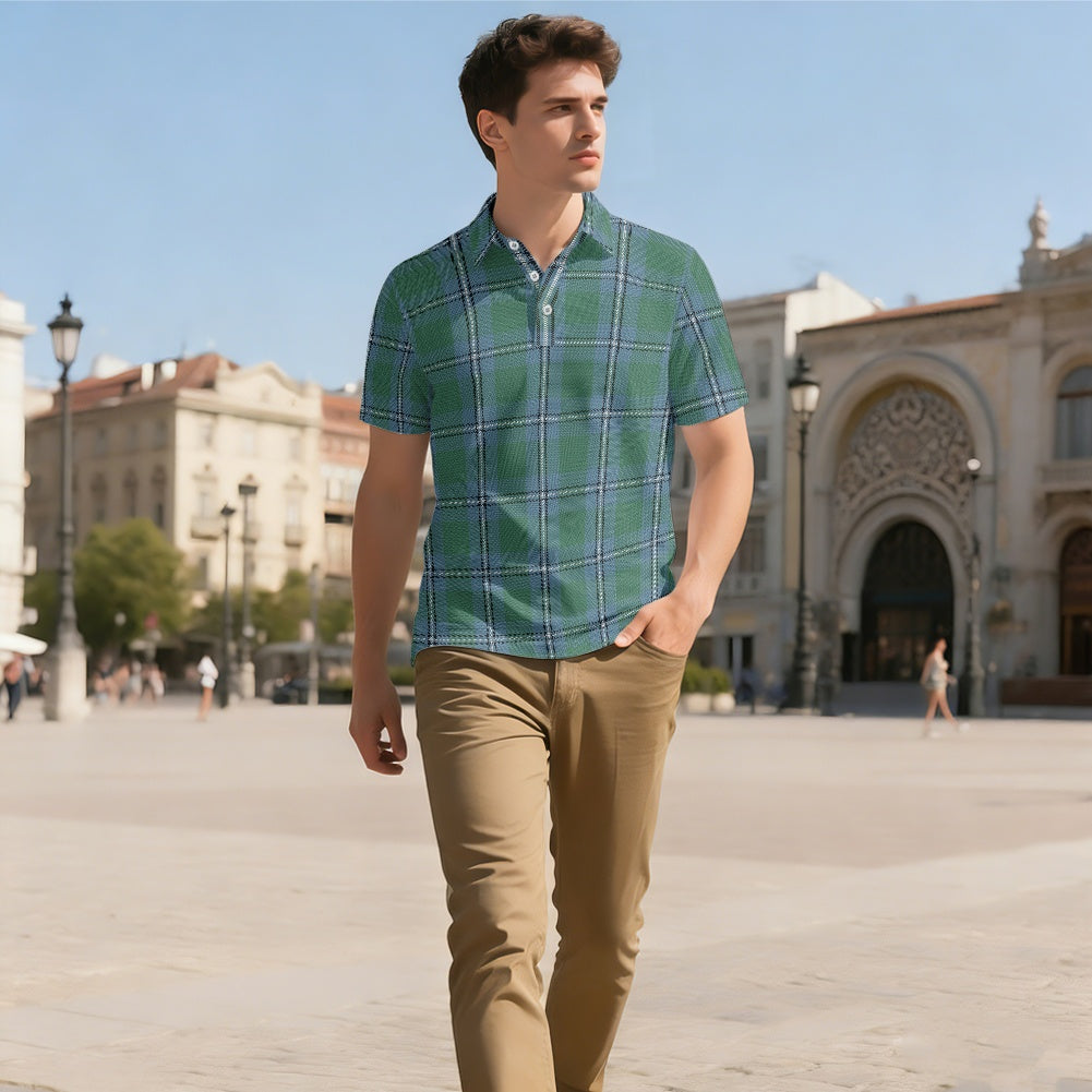 Clan Irvine of Drum Tartan Polo