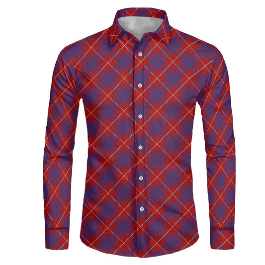 Clan Hamilton Tartan long-sleeved shirt