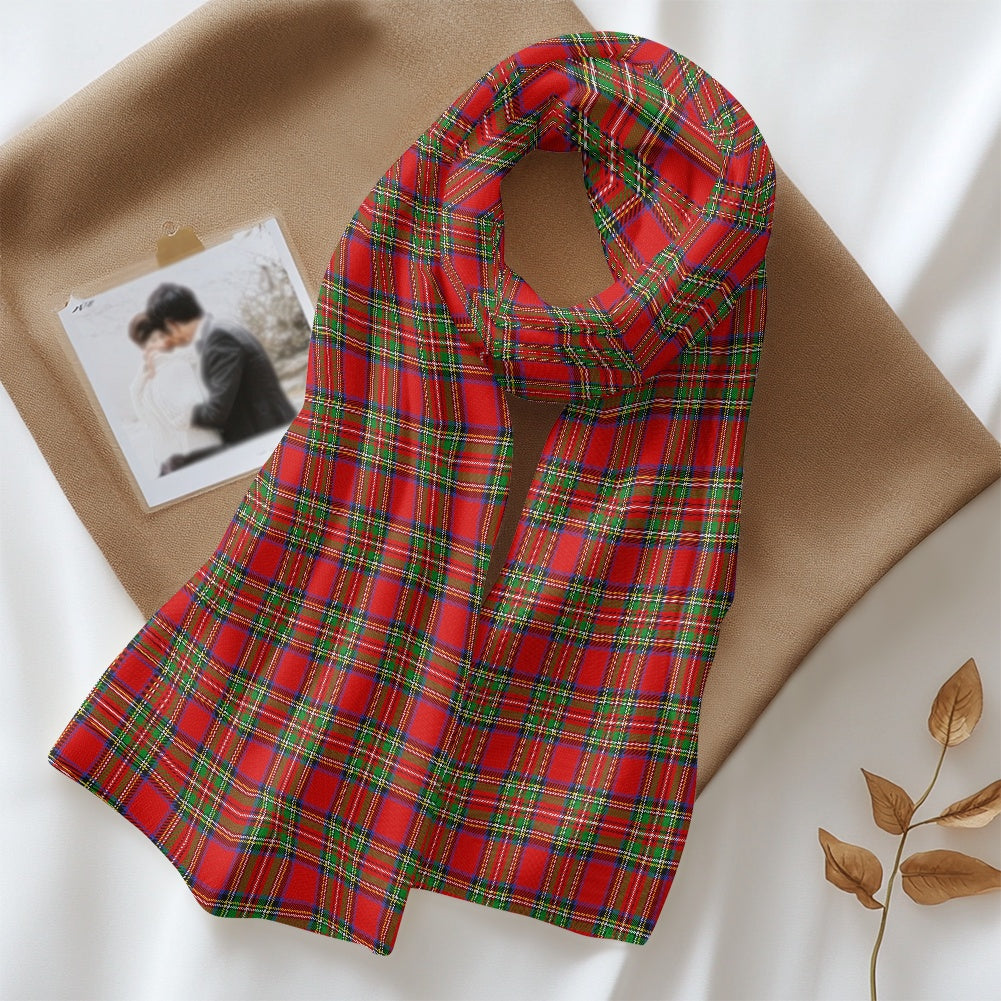 Clan Stewart Tartan Fluffy scarf