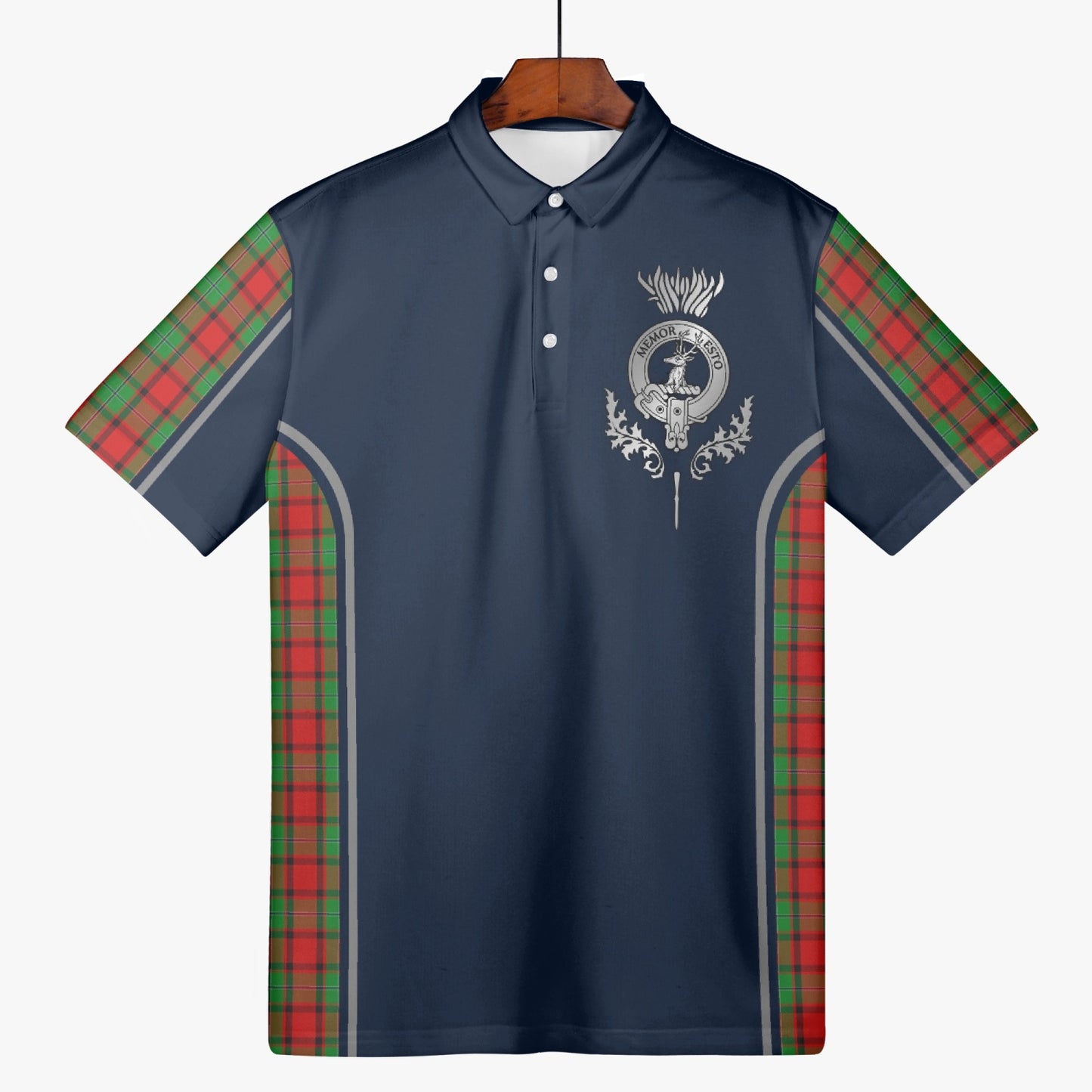 Clan MacPhail Crest & Tartan Polo Shirt