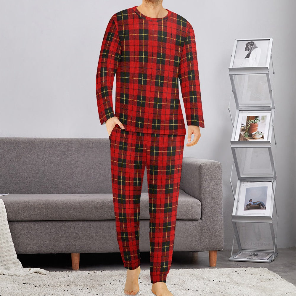 Clan Wallace Tartan Men's Pajama suit