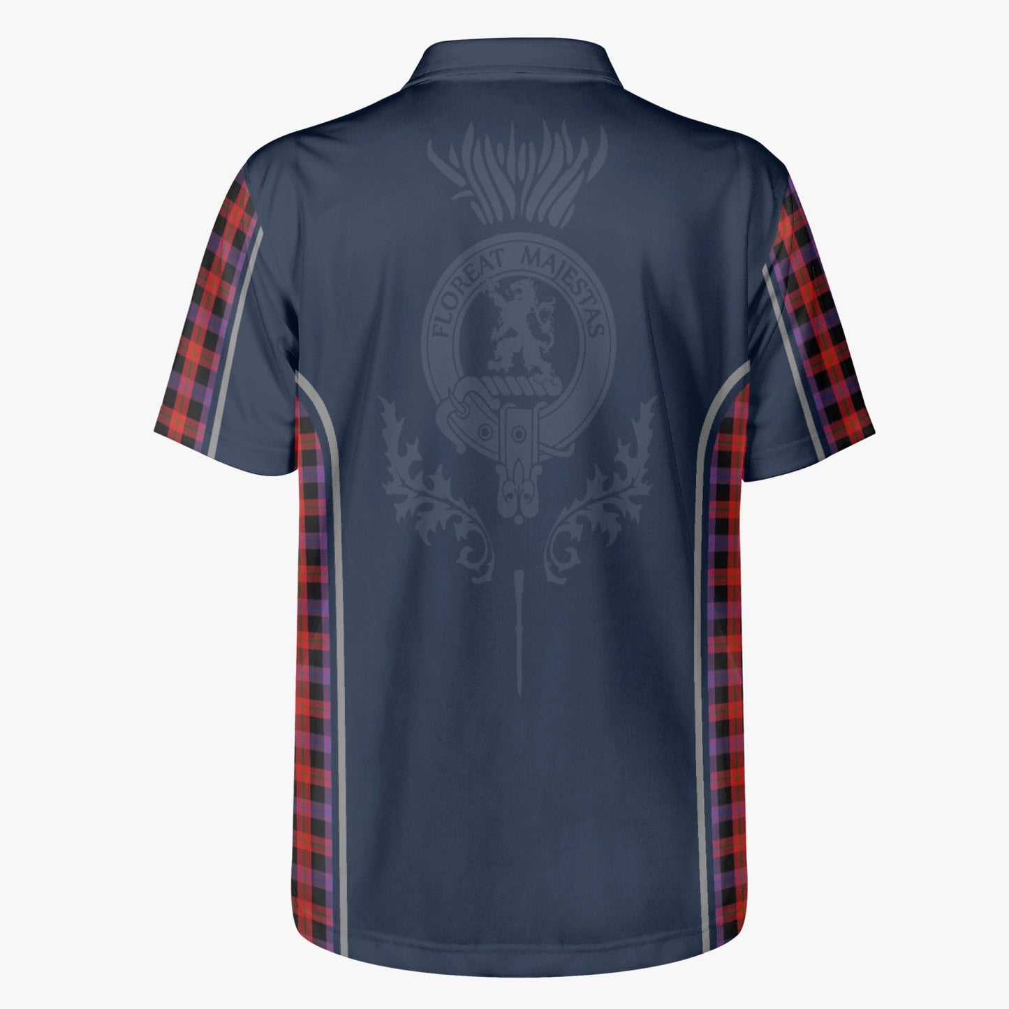 Clan Brown Crest & Tartan Polo Shirt