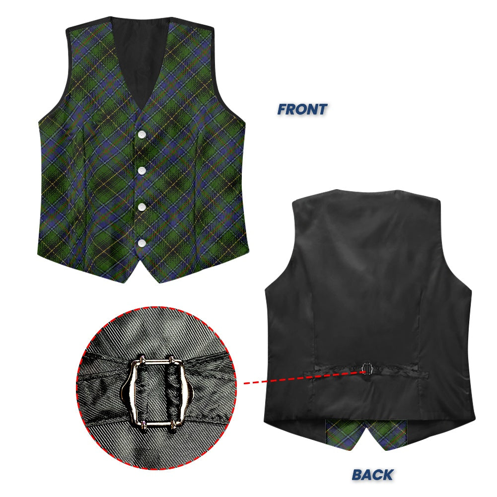 Clan MacInnes Tartan Bias Suit vest jacket