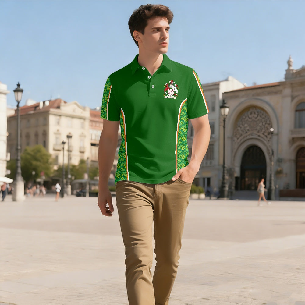 Irish Arms - Bracken Shamrock - Polo Shirt