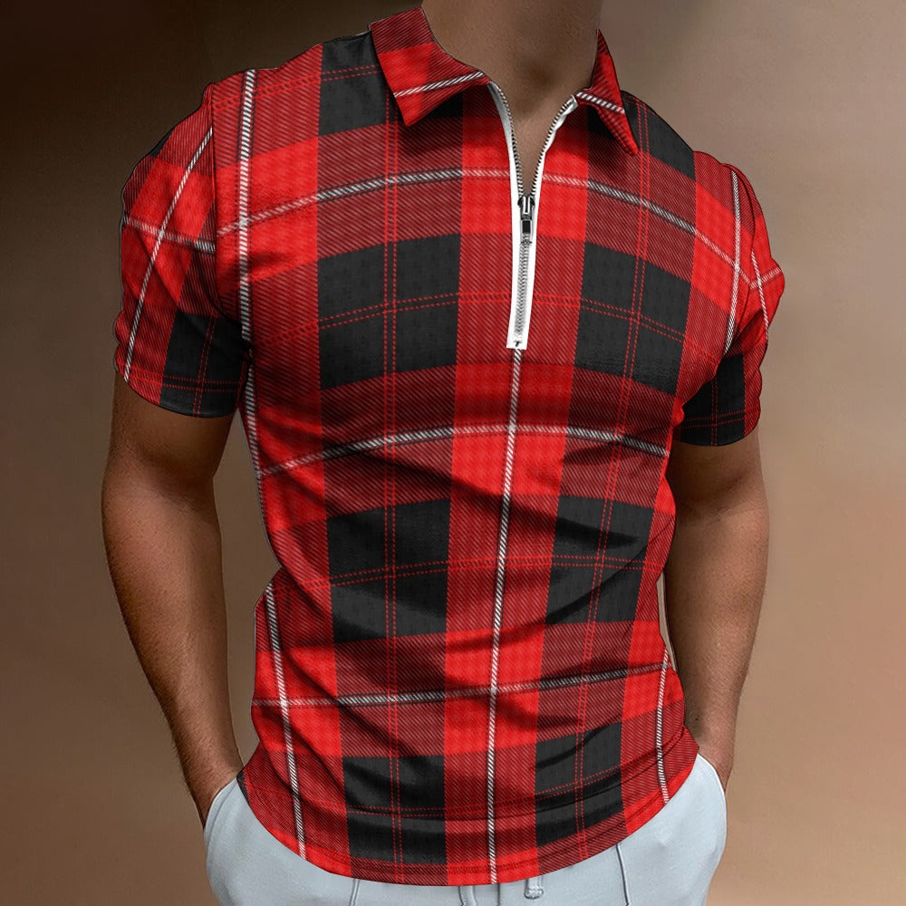 Clan Cunningham Tartan Short sleeve polo shirt