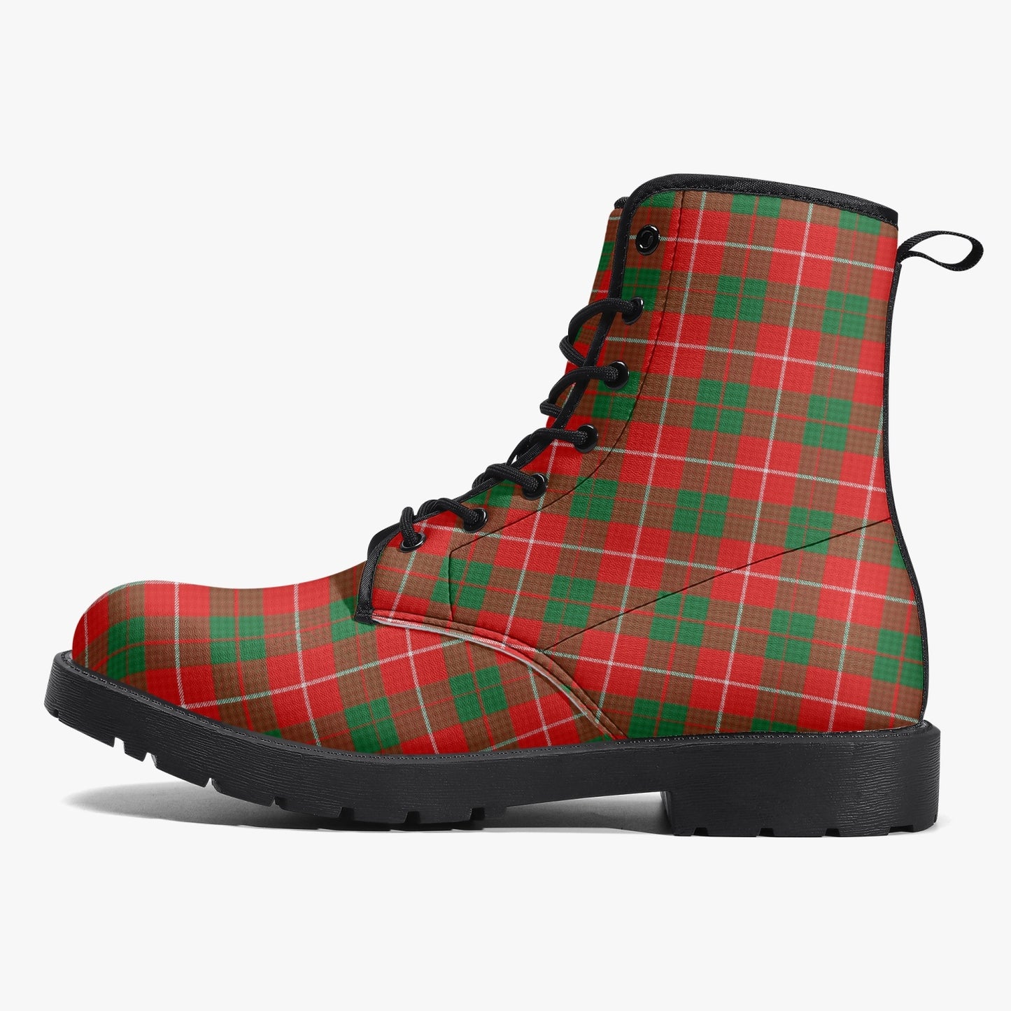 Clan MacKinnon Tartan Leather Boots