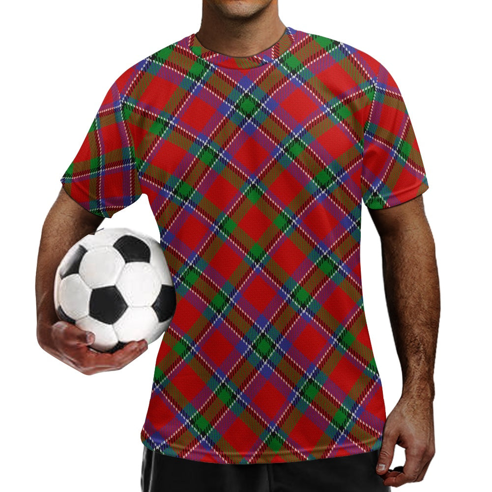 Clan Sinclair Tartan Football Shirt white