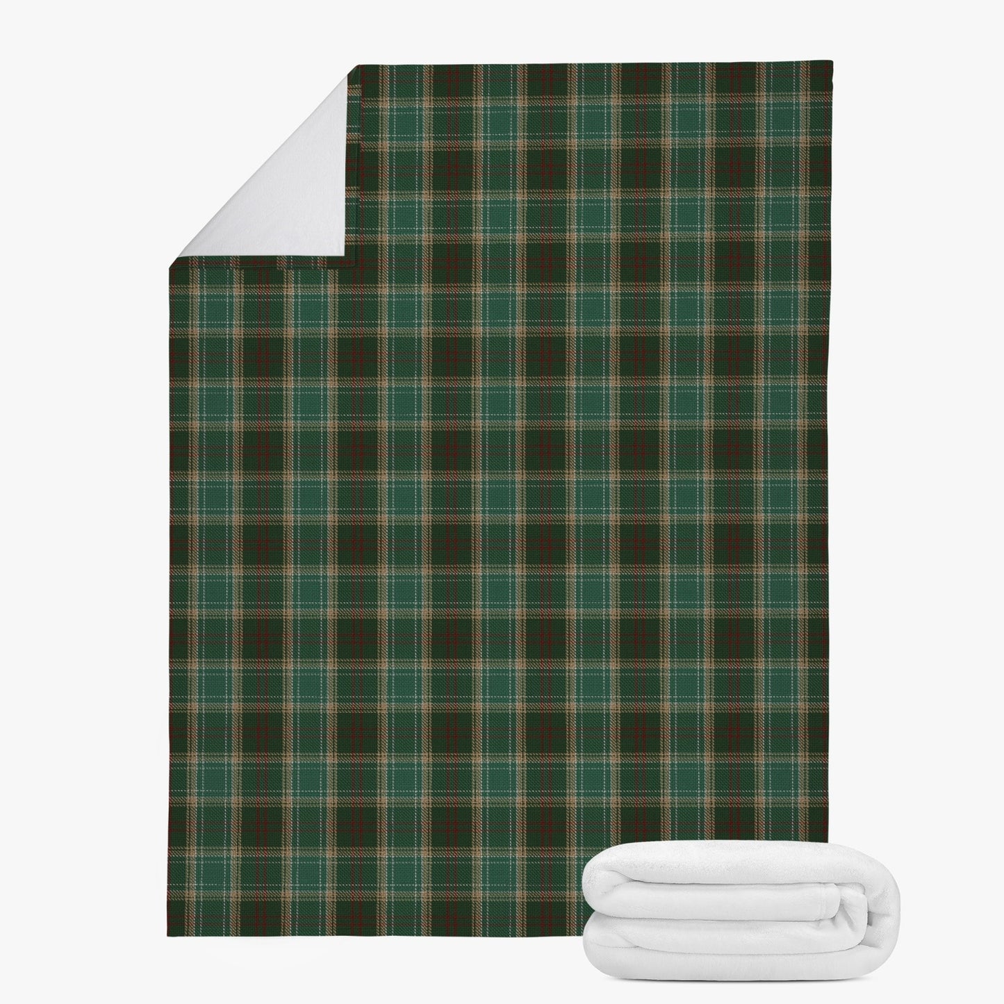 US State - Michigan Tartan Fleece Blanket