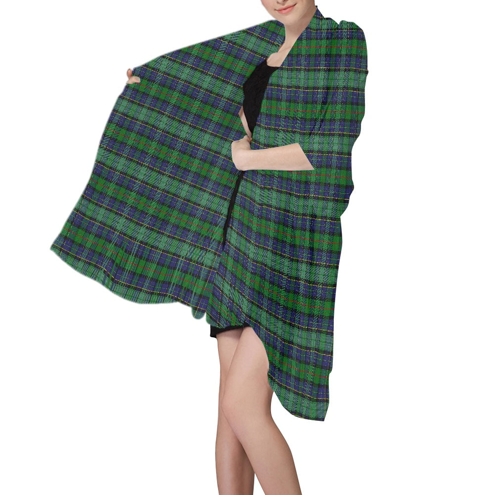 Irish Province Leinster Tartan Chiffon Scarf