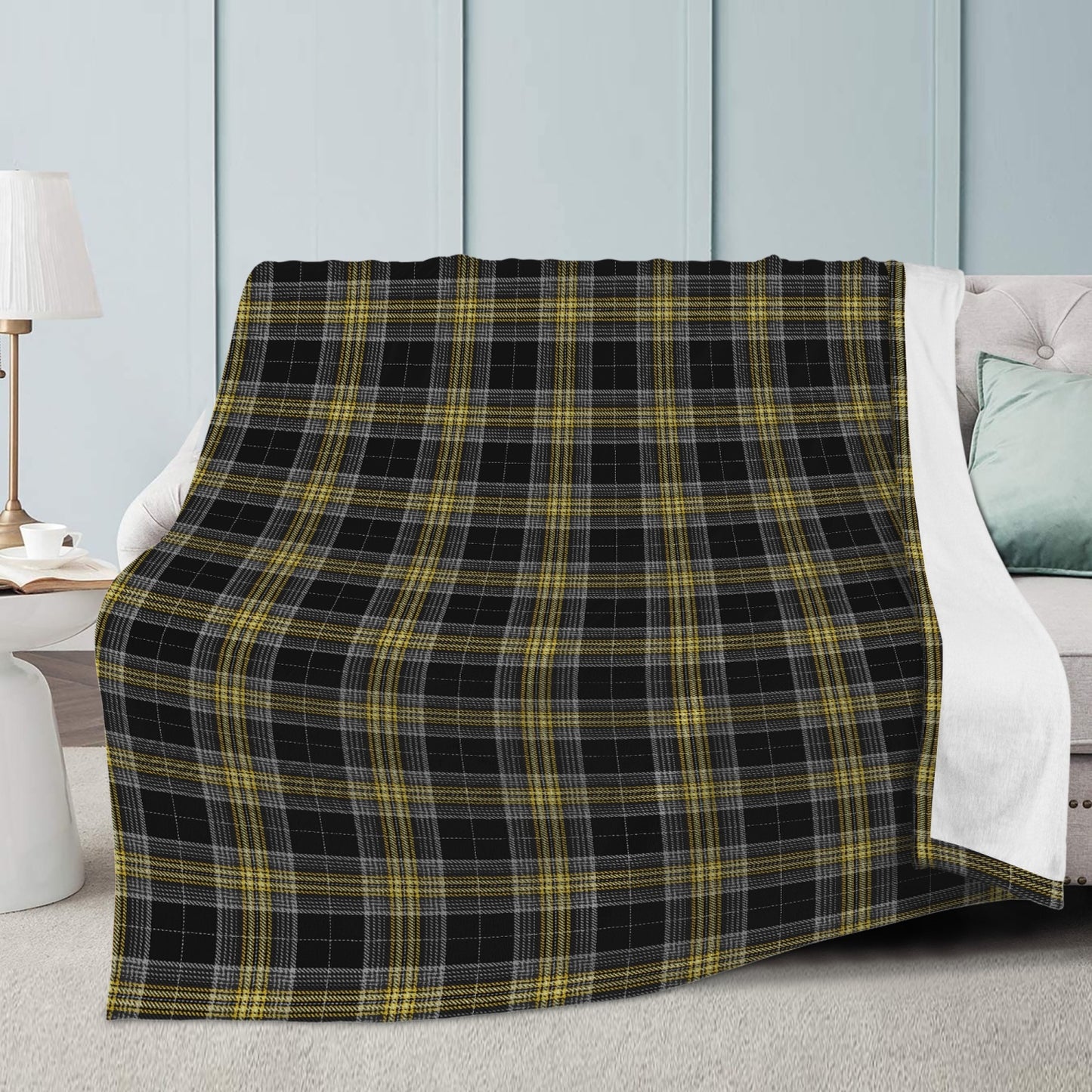 Cornish Family Tartan - Pascoe Fleece  Blanket