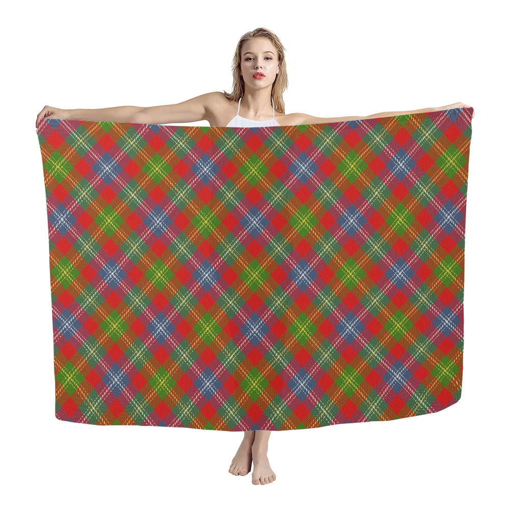 Clan Forrester Tartan Bias Chiffon Scarf