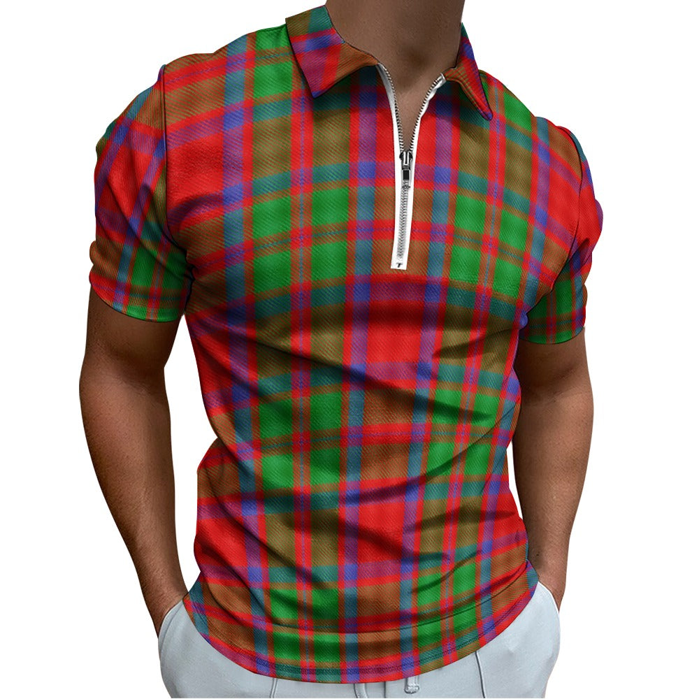 Clan MacIntosh Tartan Short sleeve polo shirt