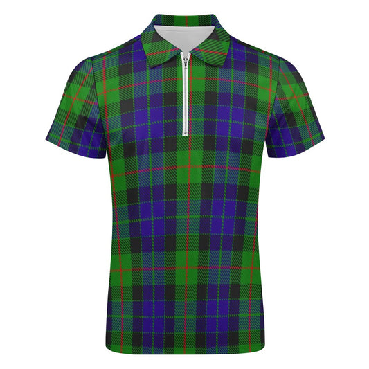 Clan Gunn Tartan Short sleeve polo shirt