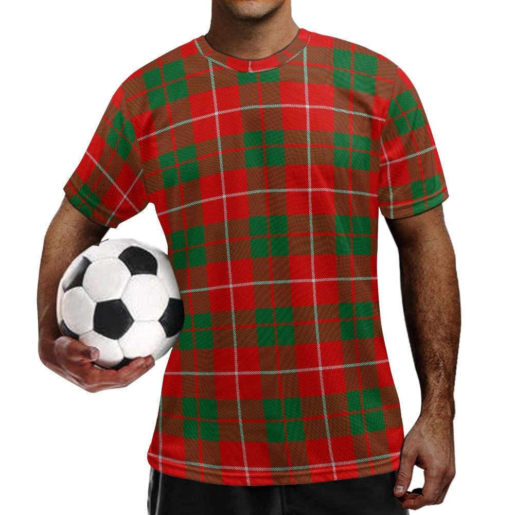 Clan MacKinnon Tartan Football Shirt white