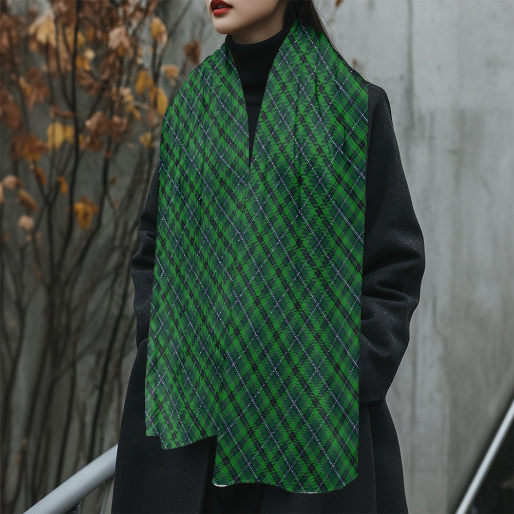 Clan Linden Tartan Fluffy scarf