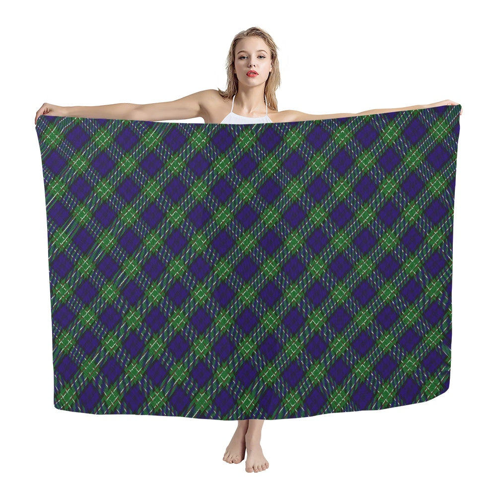 Clan Allen Tartan Bias Chiffon Scarf