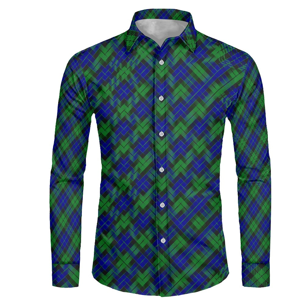 Clan MacKay Tartan Men's long-sleeved shirt