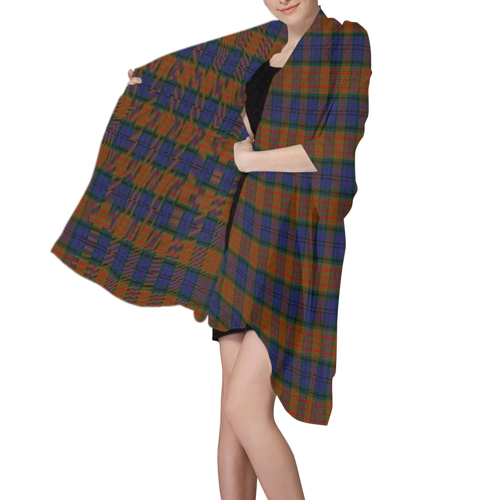 Irish County Longford Tartan Chiffon Scarf
