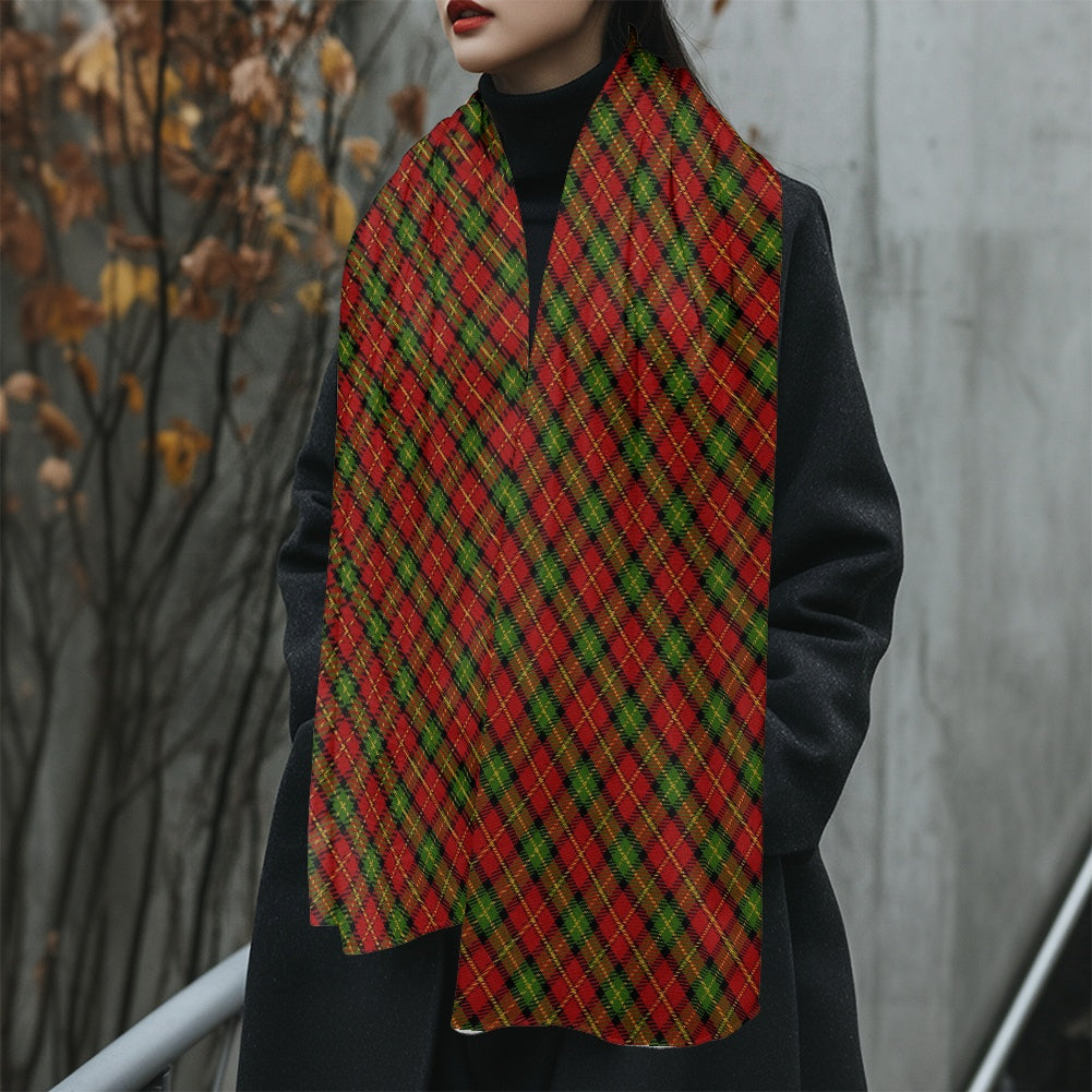 Clan Blackstock Tartan Fluffy scarf