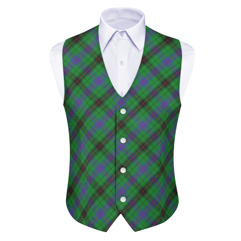 Clan Davidson Tartan Suit vest jacket