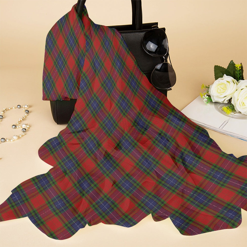 Clan Mason Tartan Bias Chiffon Scarf