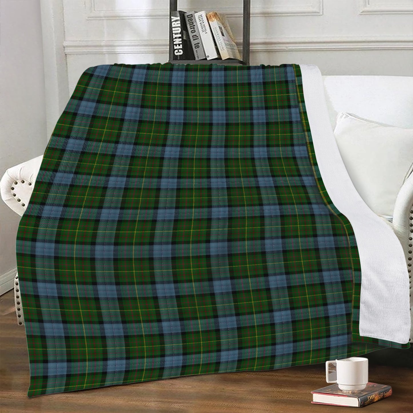 US State - California Tartan Fleece Blanket