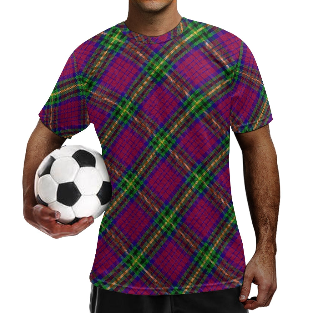 Clan MacGaugh Tartan Football Shirt white