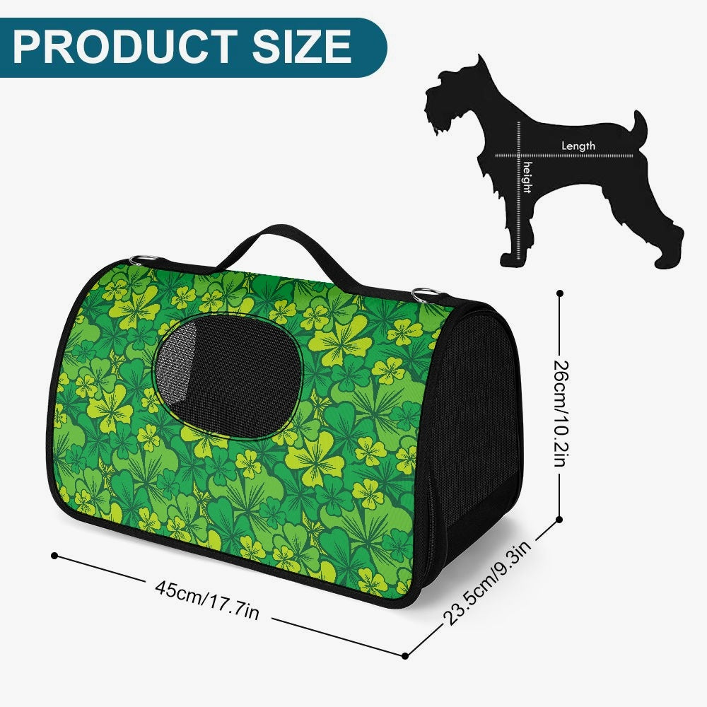 Irish Shamrock Pet Carrier Bag