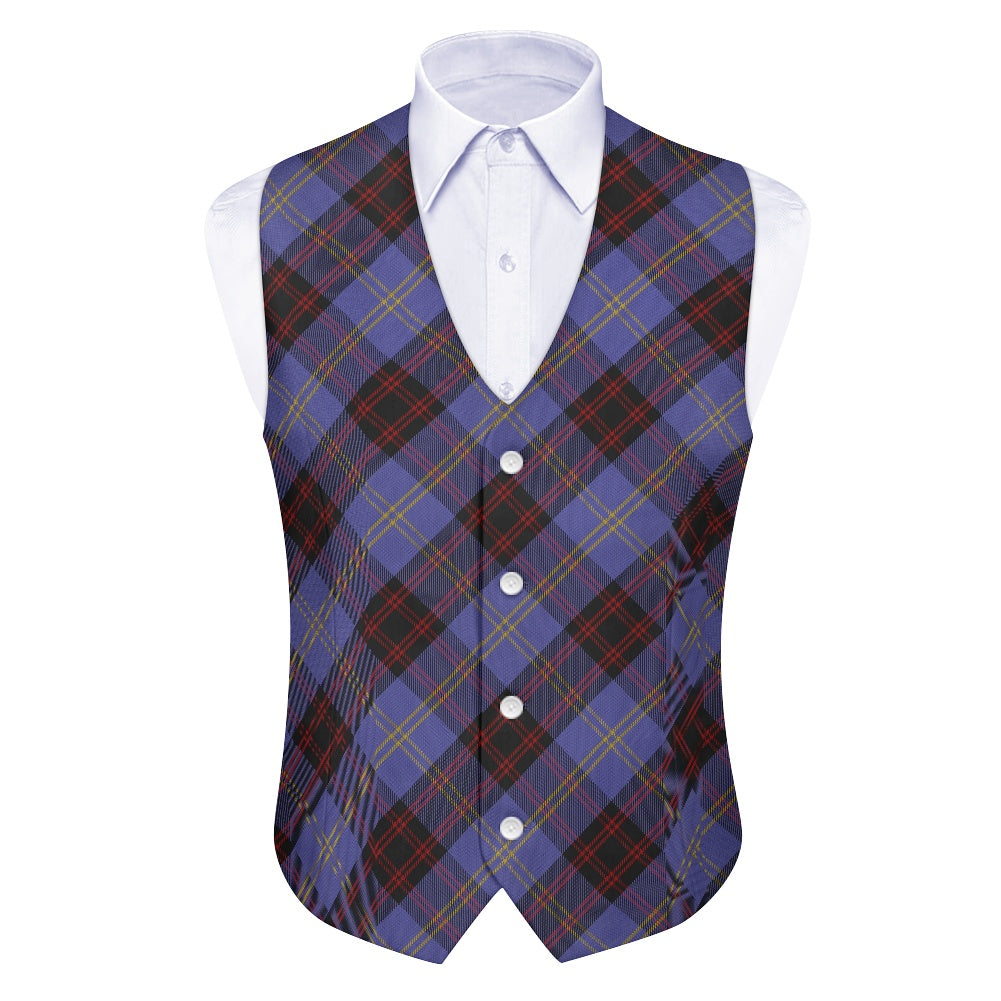 Clan Rutherford Tartan Suit vest jacket