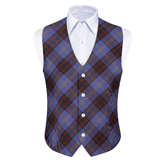 Clan Rutherford Tartan Suit vest jacket