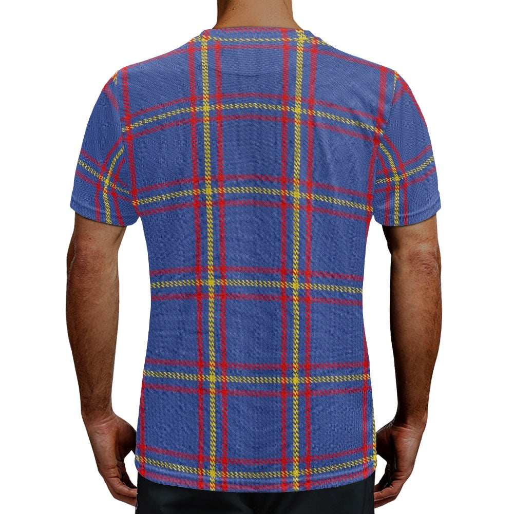 Clan MacLaine Tartan Football Shirt