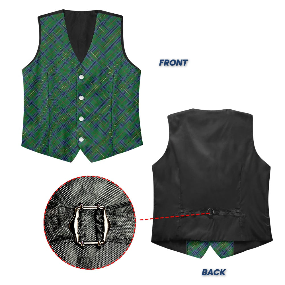 Clan Kennedy Tartan Suit vest jacket