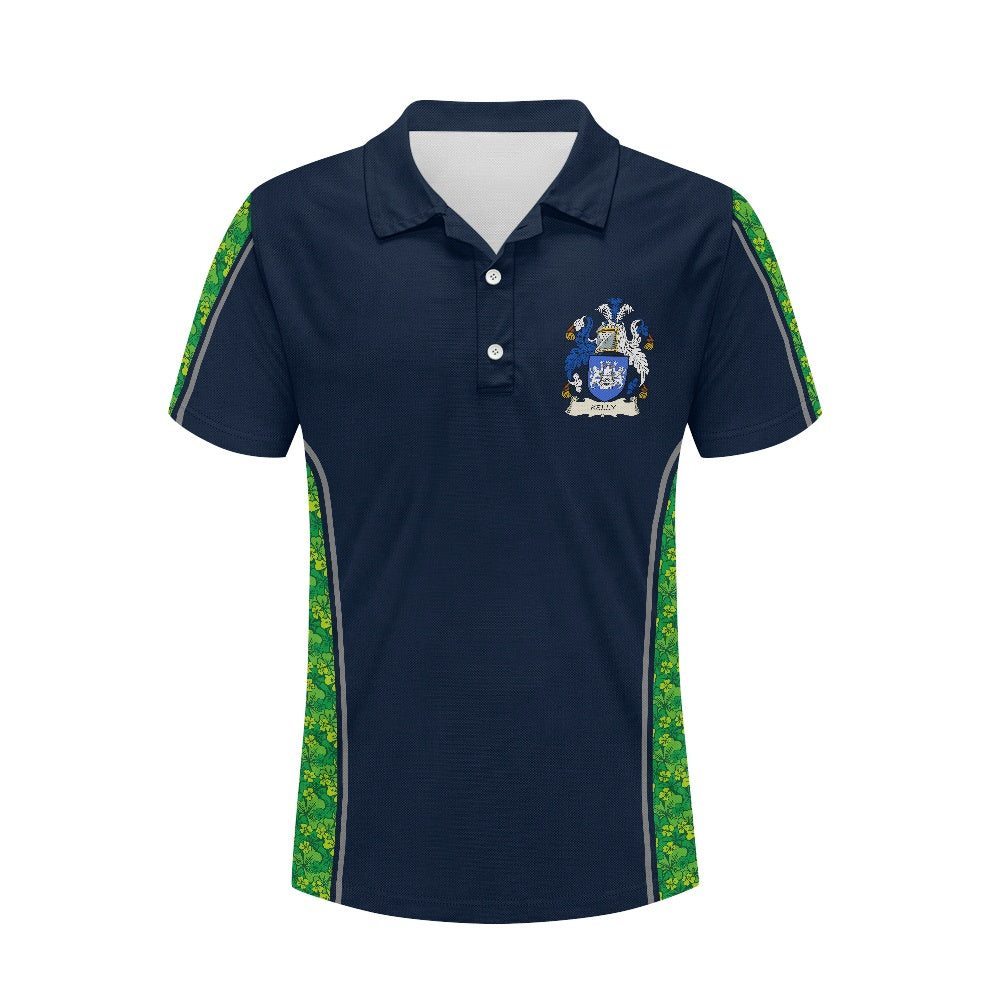 Irish Arms - Kelly Shamrock - Polo Shirt