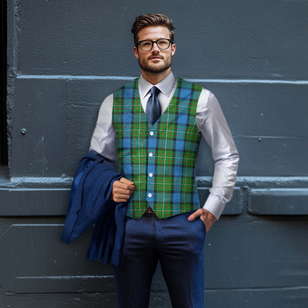 Clan Fergusson Tartan Suit vest jacket