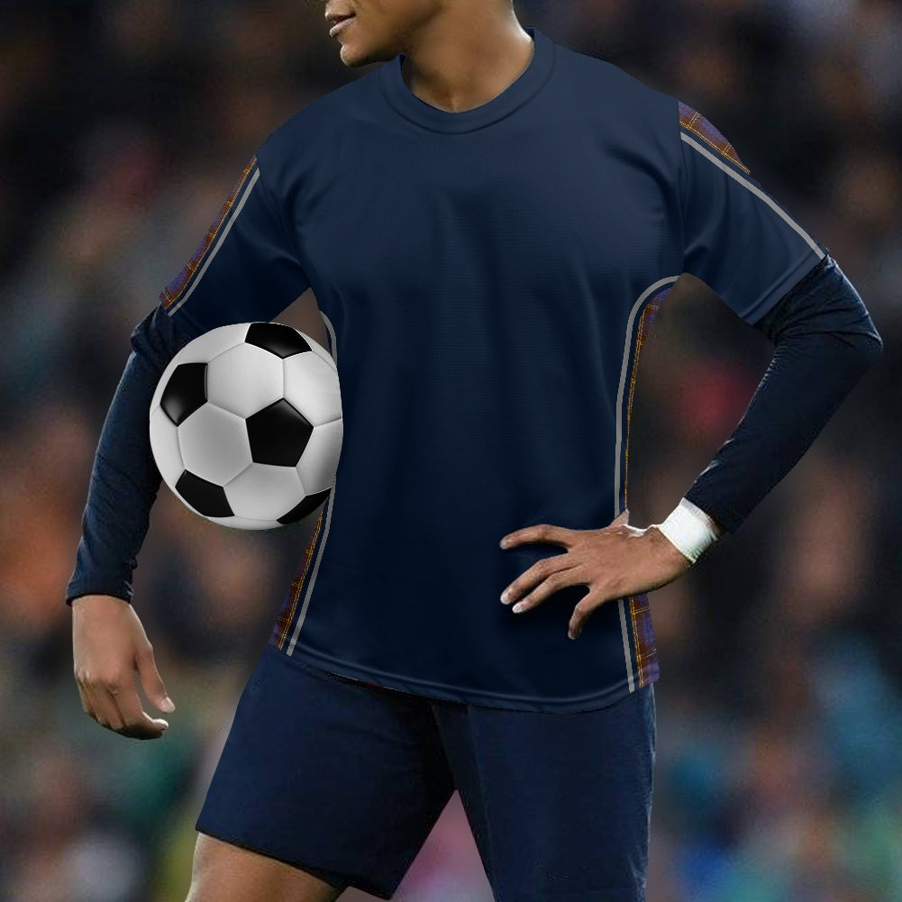 Irish County Sligo Tartan Strip Football Shirt