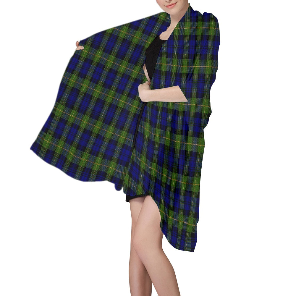 Clan Gordon Tartan Chiffon Scarf