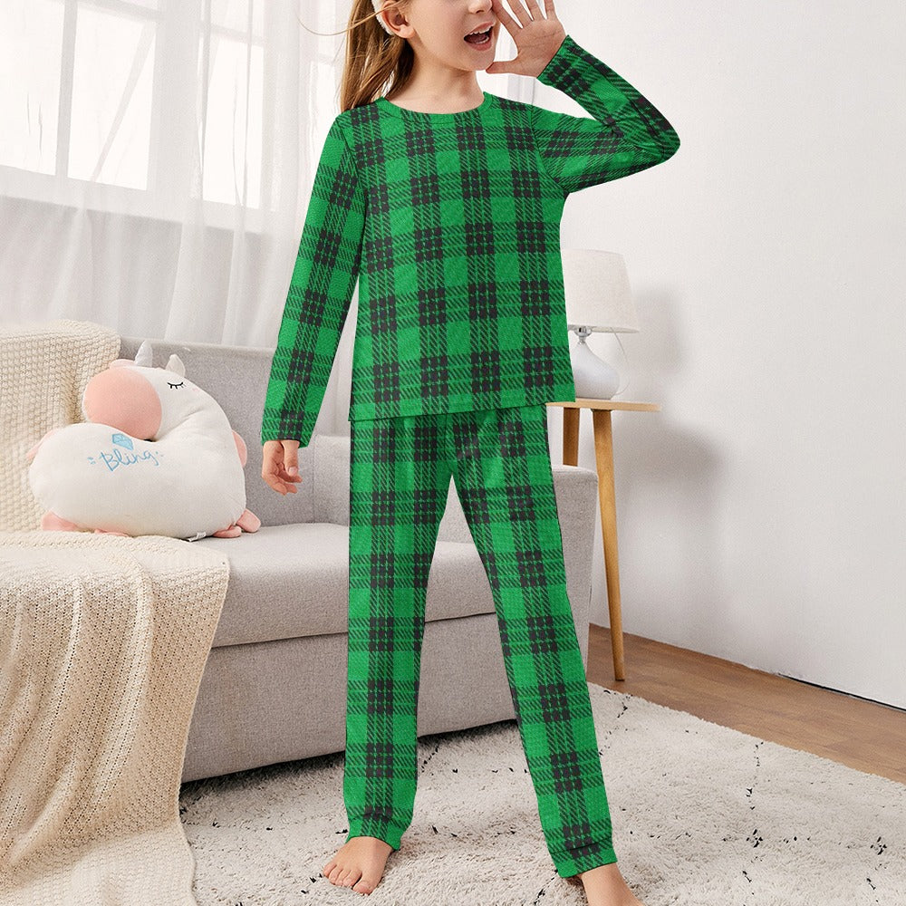 Clan Graham Tartan Girl's Pajama suit