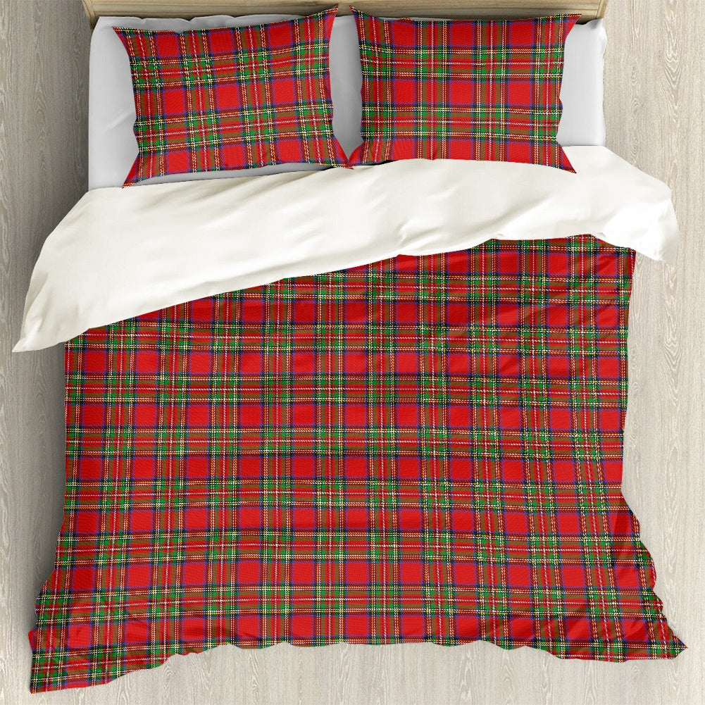 Clan Stewart Tartan Duvet Cover