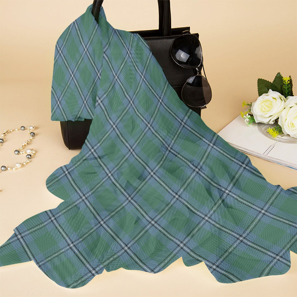 Clan Irvine of Drum Tartan Bias Chiffon Scarf