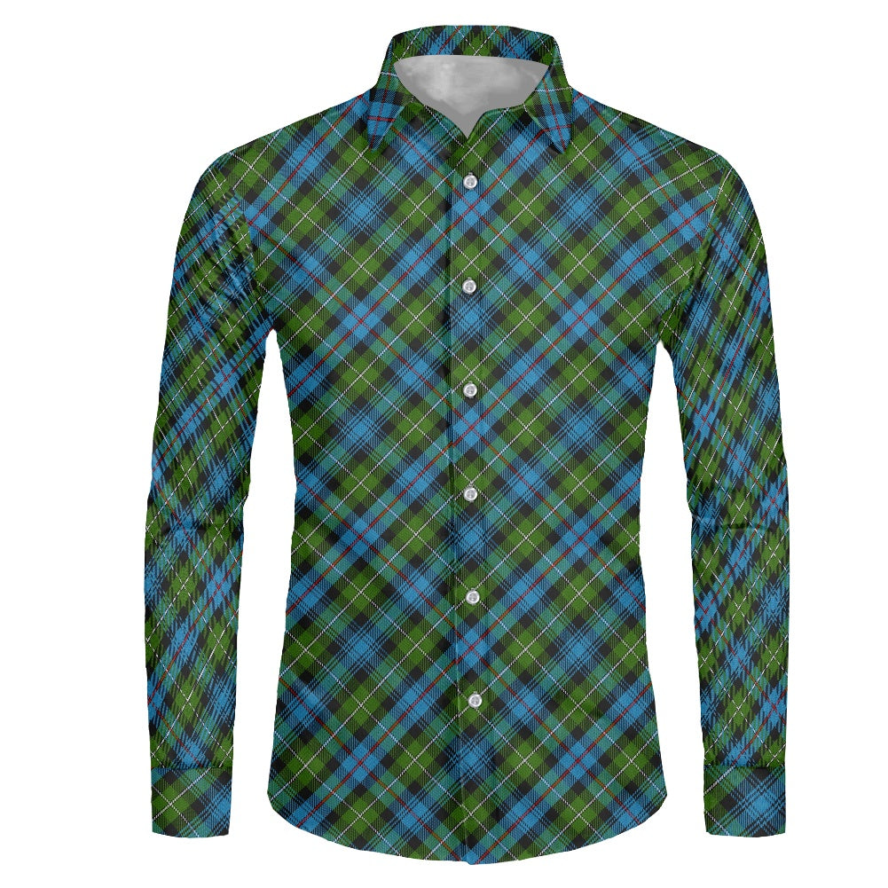 Clan MacKenzie Tartan Men's long-sleeved shirt