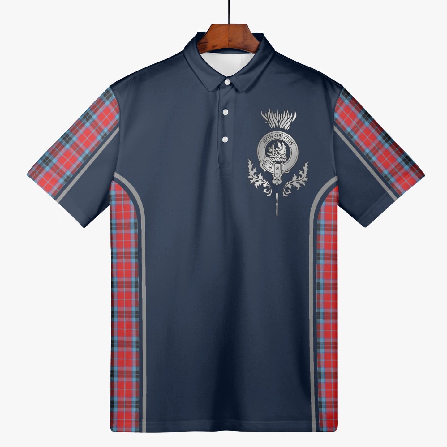 Clan MacTavish Crest & Tartan Polo Shirt