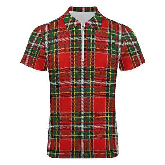 Clan Gillespie Tartan Short sleeve polo shirt